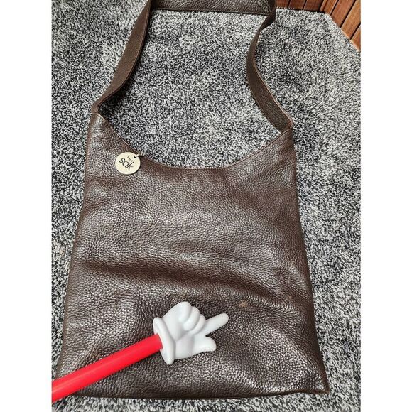 The Sak Dark Brown Leather Bag #A85 - Picture 2 of 11